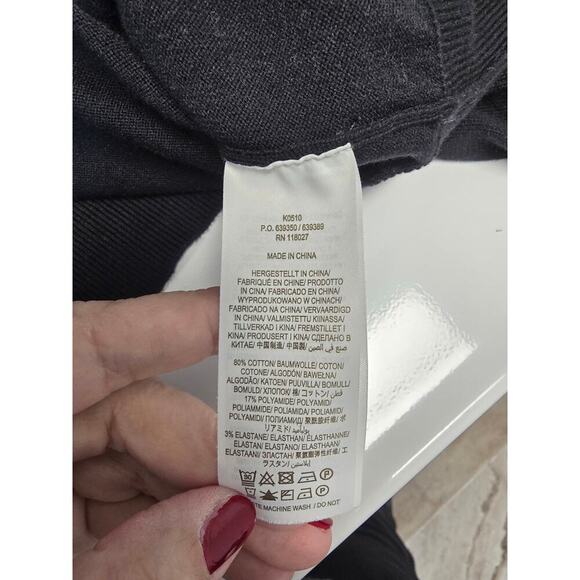 Boden Cotton V Neck Sweater Radish Long Sleeve Blend Knit K0510 Size XL work - Picture 4 of 5